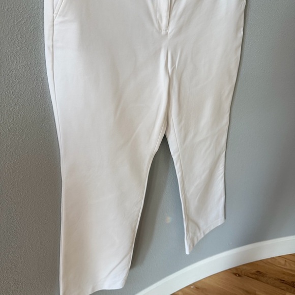 Talbots Freeport Curvy White Straight-Leg Trousers - Picture 5 of 14